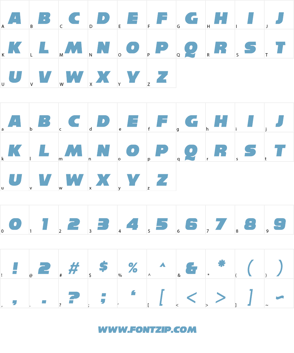 Reisenberg Font Character